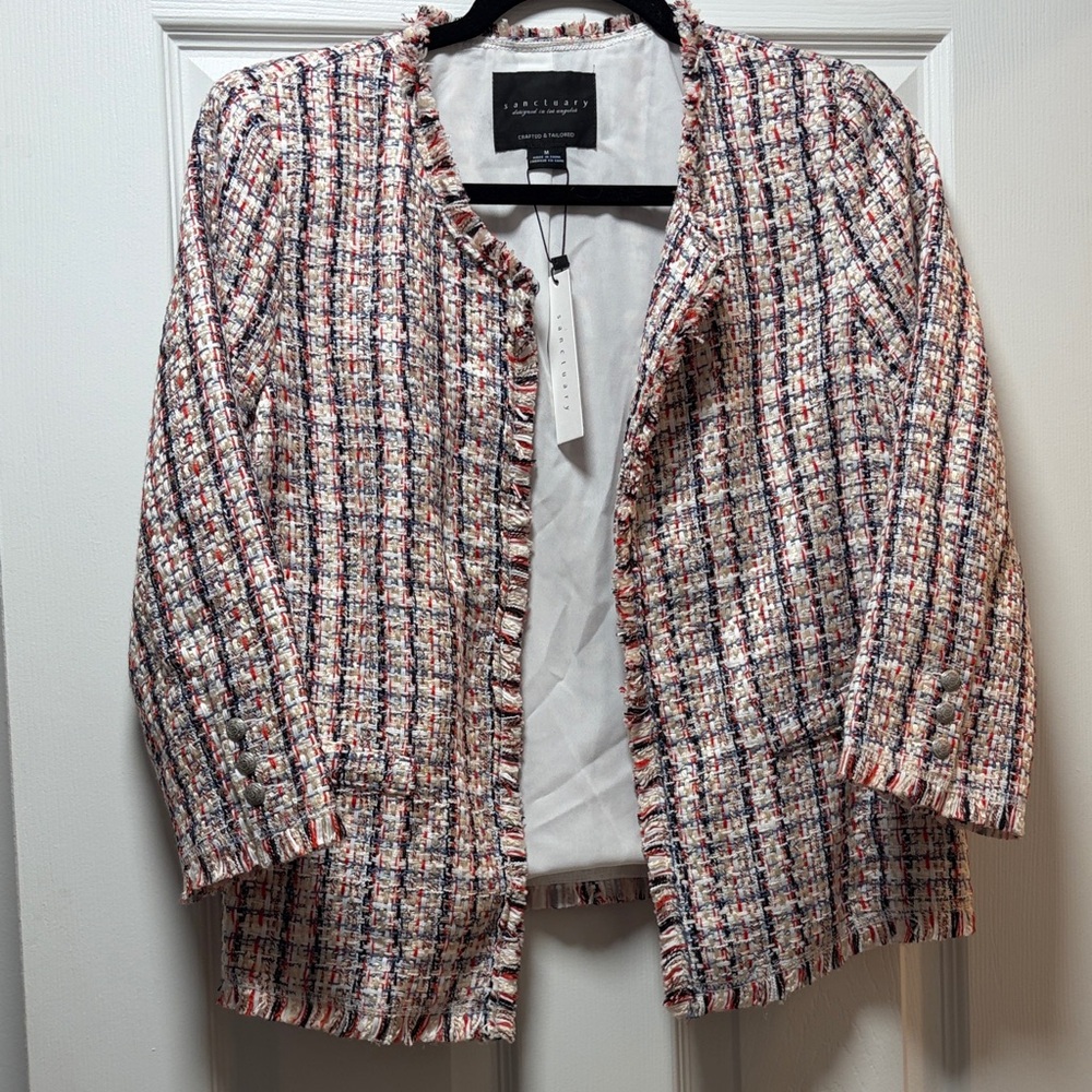 Sanctuary Women's Tweed Blazer - Multicolor